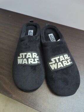New Unisex Medium Star Wars Logo Slippers Clog Hard Sole Ground Up New